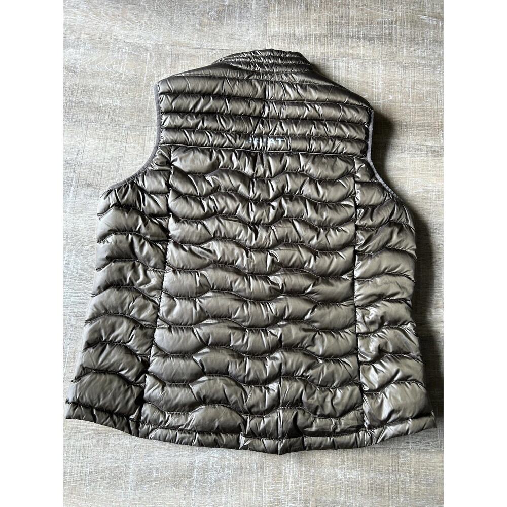 Ariat AriatTEK Ideal Down Vest Womens XL Brown Quilted Insulated Full Zip - Picture 7 of 11